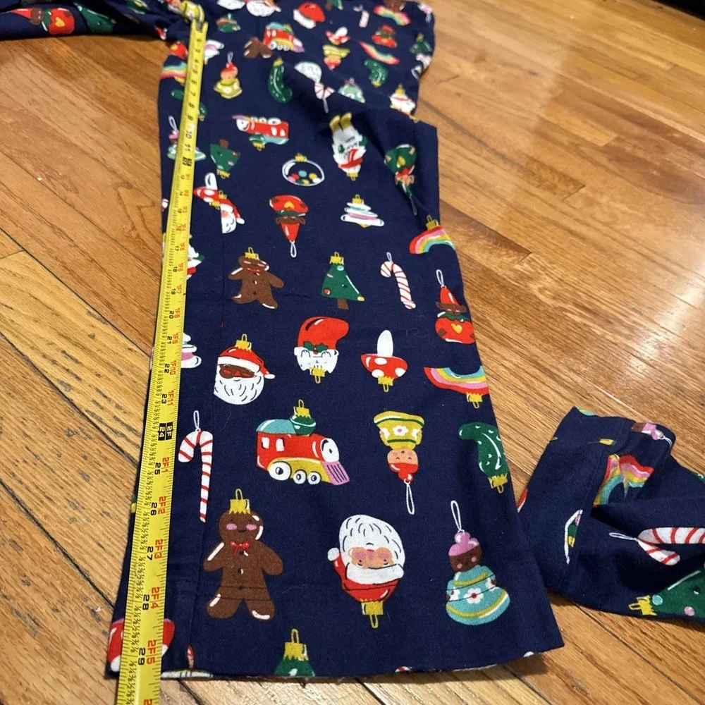 Hanna Andersson Adult S Holiday Heirloom Ornaments Pajamas Flannel Pant Top Xmas